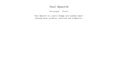 Desktop Screenshot of paulepworth.com